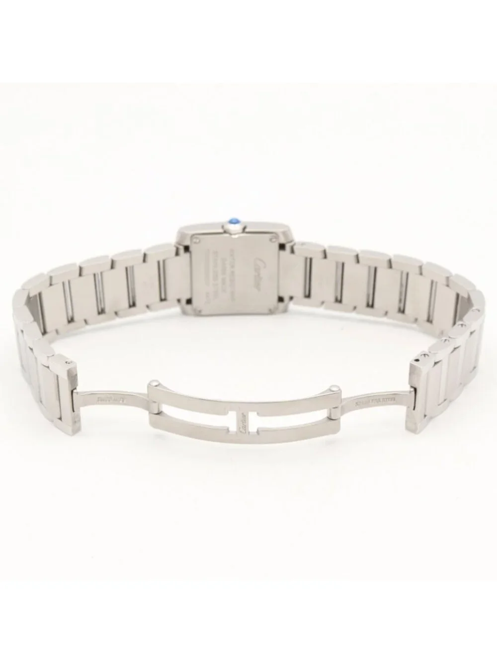 Cartier Watch Tank Francaise SM Silver Stainless Steel